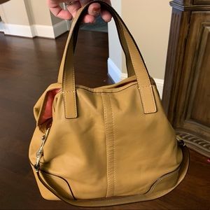 Coach shoulder bag with handles